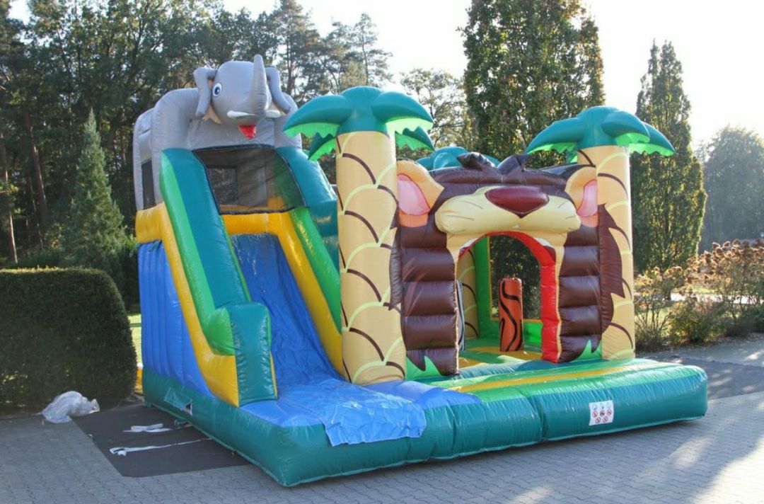 Hüpfburg / Multiplay Elefant mit großer Rutsche - Hauptbild Miniatur 3 - Hüpfburg / Multiplay Elefant mit großer Rutsche